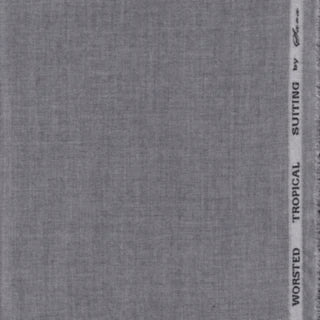 Worsted Tropical — Silver Grey fabric image